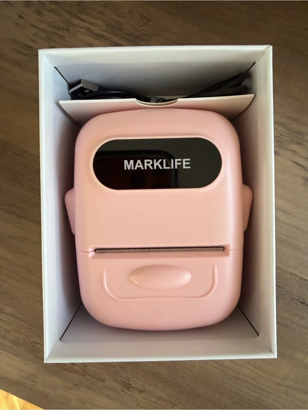 Mark Life Pink Portable Label Printer